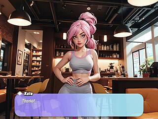 Corlan acts as naughty girlfriend with big tits and shaved pussy