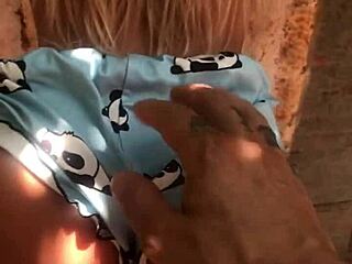 Playing with my stepdaughter's friend using a sex toy