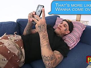 Petite Teen 18+ Hookup Spanked And Gagged By Huge Tattooed Guy.