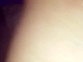 cutie gets rammed hard from behind and takes a creampie in doggystyle