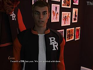 check out this chick's big tits in sexy outfit from being a dik 273