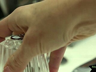 Bigtitted Milf Babe Receives Oral Pleasure from Teen in Bathroom Storyline