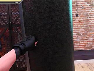 check out this chick's big tits in sexy outfit from being a dik 273