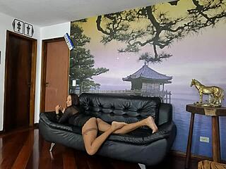 Renata Silva's First Porn: Young Latina In Lingerie