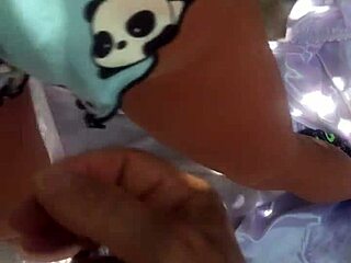 Playing with my stepdaughter's friend using a sex toy