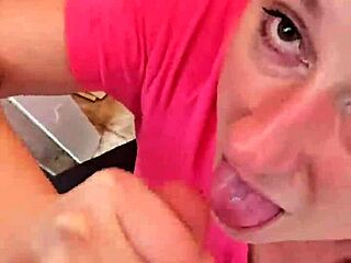 Cute Amateur Couple Goes Wild with Deepthroat Blowjob in Homemade Clip.