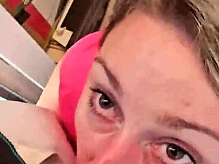 Cute Amateur Couple Goes Wild with Deepthroat Blowjob in Homemade Clip.