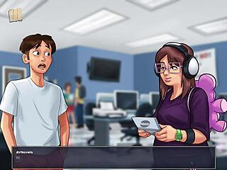 Emotional journey in summertime saga 25 with curvy outfit