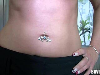 pierced german milf works a dildo hard in wild threesome play