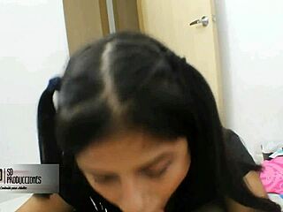 La morocha's perfect ass and tits get fucked hard