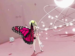 Miku Dances and Undresses in Insect Hentai Creampie Scene