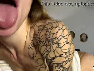 just poured cum all over my russian mistress’s face after wild pov action