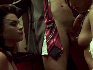 Exciting Lesbian Threesome With Bent Over Asses In Lingerie And Shoes!