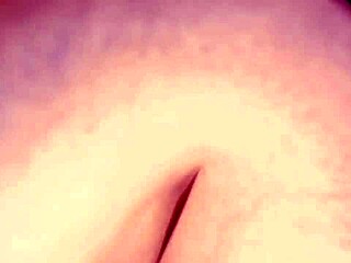 Amateur creampie 25 days after, hairless, wet pussy