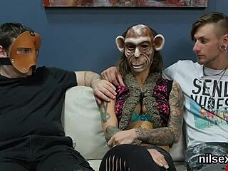 Nasty Cutie Brought In Butt Hole Nuthouse for Uninhibited Therapy