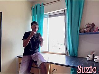 relaxing by the window and fucking my friend's wife's ass