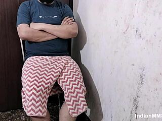 Married Desi Indian Couple Engages in Romantic Morning Sex with Bent Over Doggy and Cumshot