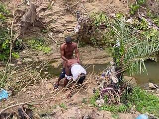 Man, outdoor ass worship while dicking this bitch hard!