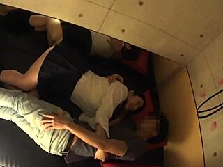 Yo, ever tried secret massage with a busty Japanese school girl like this?