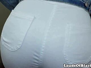 teen gets facial after interracial sex audition