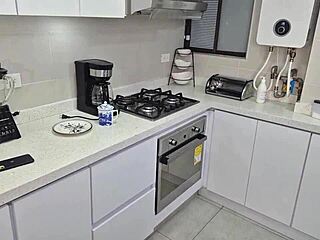 Plumber FORCES Colombian Beauty to SWALLOW Cum!