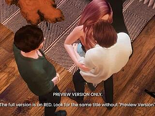 Backstage bodies in 3D hentai preview version