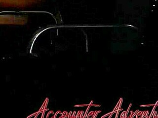 gay submissive spreads ass for bareback anal outdoor ride