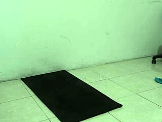 Stepdaughter works out her big ass and strips