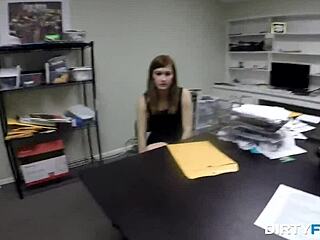 Shy Blonde Alice Pink Gets Her Pussy Ignored & Ass Fucked