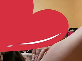 prima playing with toys and dildo in latina teen session