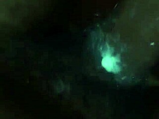 Ebony amateur gets bent over for quick homemade doggystyle creampie in her pussy.