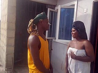 my neighbor bricklayer fucks me in unfinished building with his monster cock