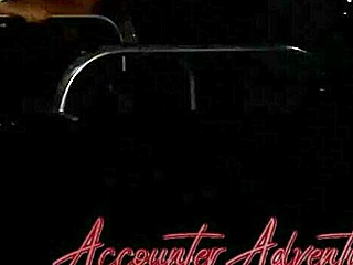 gay submissive spreads ass for bareback anal outdoor ride