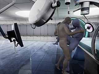 I'm terrified yet thrilled to play contact with this alien and its monstrous moves. Will I survive this wild encounter?