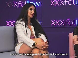 milf colombiana estella osorio fucks a shy guy in missionary