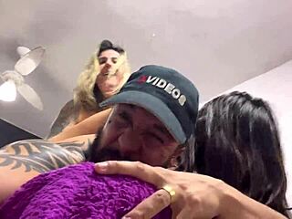 Sucking Ass And Thick Cock While Feeling Pulsing In Wet Pussy