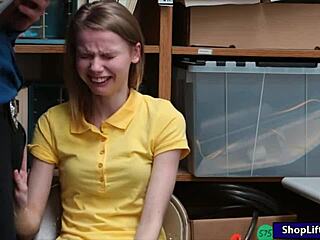 Skinny teen gets pounded by officer