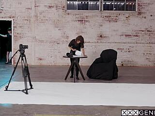 Natalie Mars and Khloe Kay with Adriana Chechik