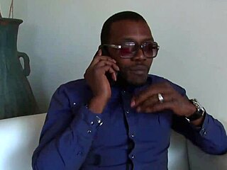 Chanell Heart enjoys her favorite BBC show