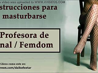 Profesora española de anal joi femdom hipnosis sin manos