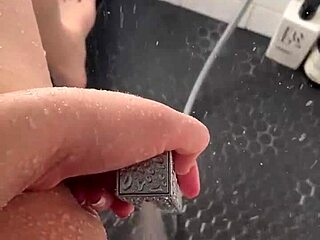 Holy Crap, Hot Aesthetic Stepsis Masturbating in Sunny Shower, Teen 18+ Amateur!