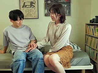 Pretty Asian Shemale Gets Rough Anal at Home