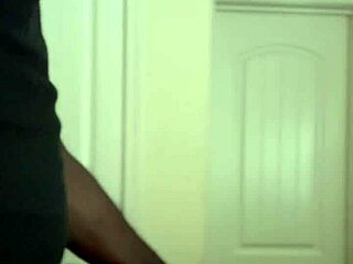 amateur couple enjoys backshots in bathroom with creampie