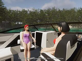 Caroline and Anna explore redhead fantasies with big tits, shaved pussy licking, and edging in part two