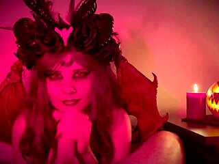 Halloween sex adventure with my demon girl crush