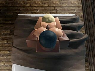 the plump bbw woman surrenders her big ass to the massive black cock in a roblox-inspired encounter