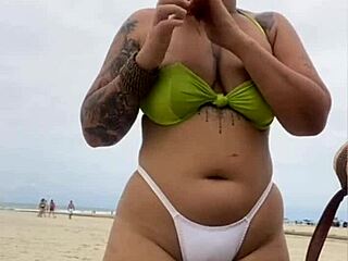 the virgin says, i'll eat your ass on the beach