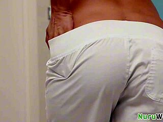 Busty Blonde Masseuse Cherry Kiss Gives Wet Nuru Massage And Sucks Huge Dick!