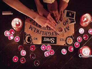 Hey, wanna see two girls and a Hitachi vibe help a ghost with Lana, August, and Penny?