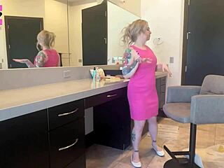 this orange satin panty job is so fucking hot